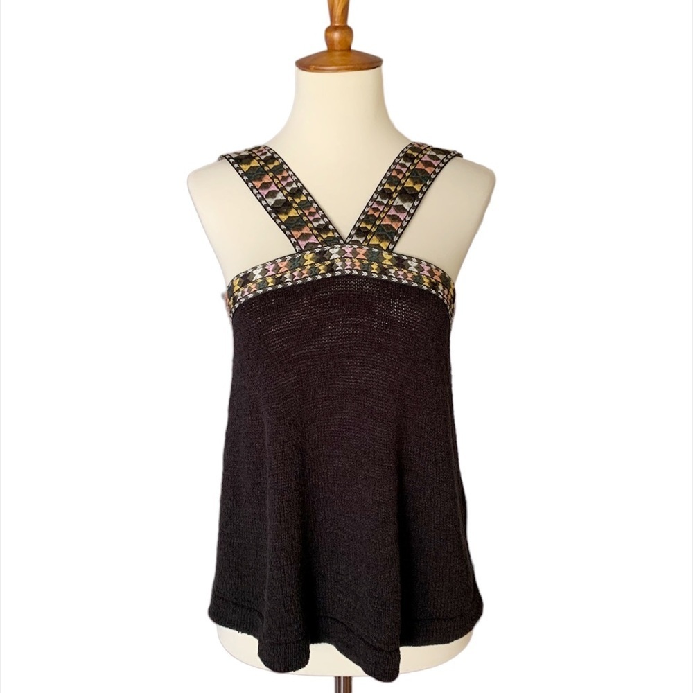 Madewell Embroidered Tank Sweater Size XXS